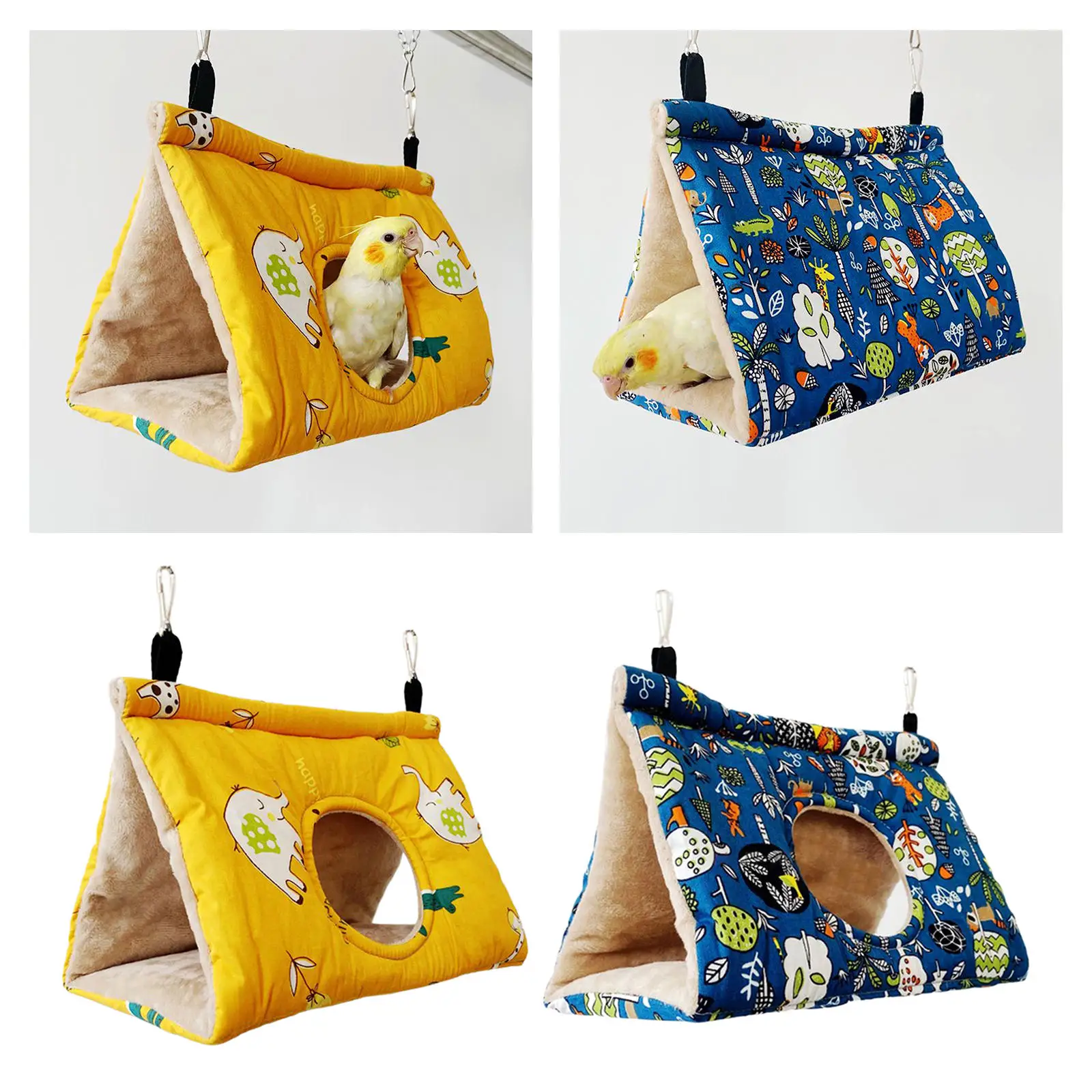 Winter Warm Bird Nest House ing Hammock Bed Toy for Pet Parrot