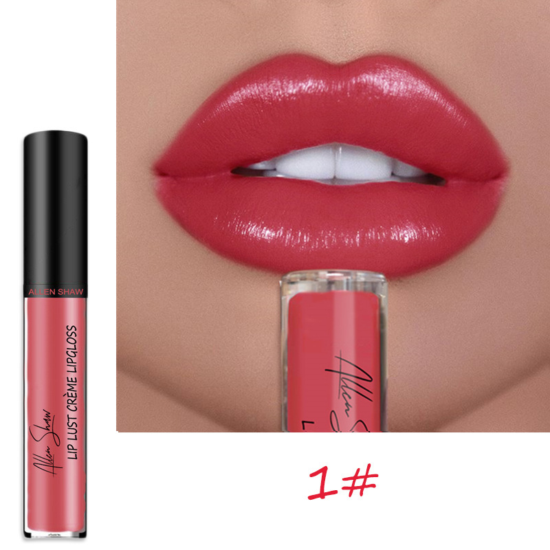 12 Color Cream Texture Lipstick Waterproof Long Lasting