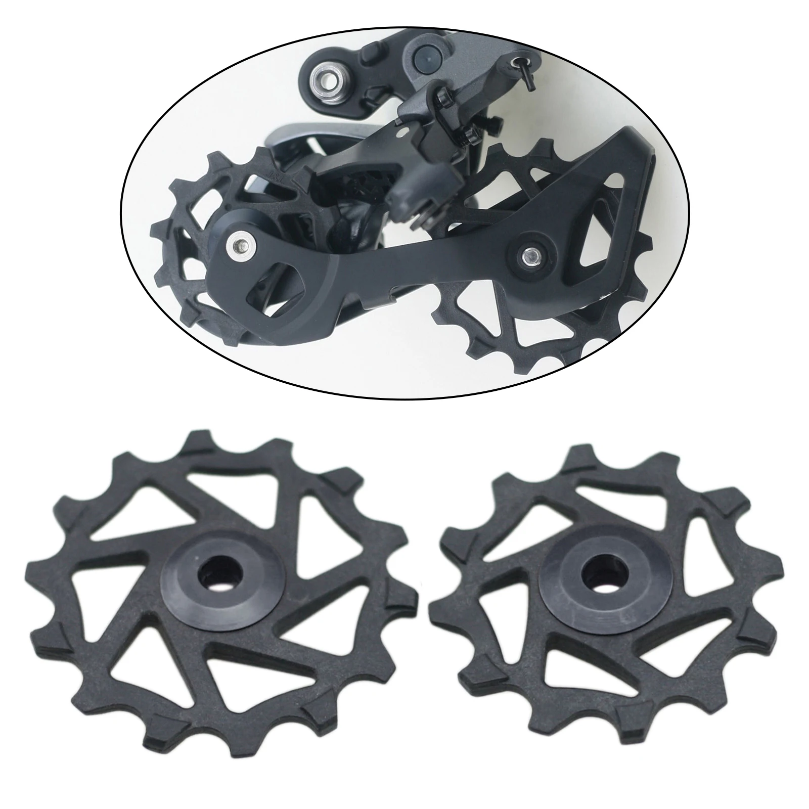 1 Pair 12T 14T bike Ceramic Rear Derailleur Pulley Jockey For XX1 X01 Bike Upgrade MTB Mountain Road Bicycles Replace Parts