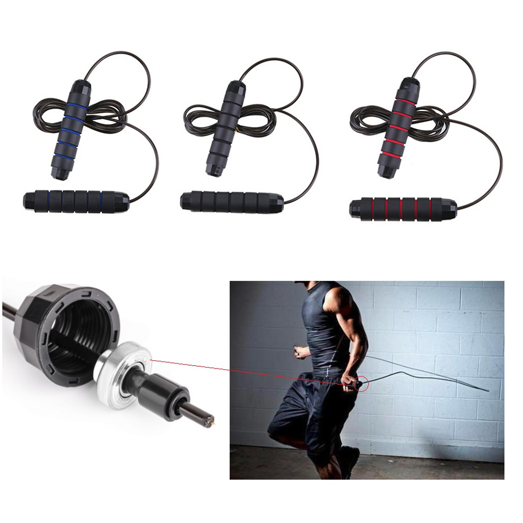 Bearing Skip Jump  Speed Creative Adjustable Jump Rope Aerobic 3m Boxing Gym Exercise Jumping Ropes Home Fitness Equipment