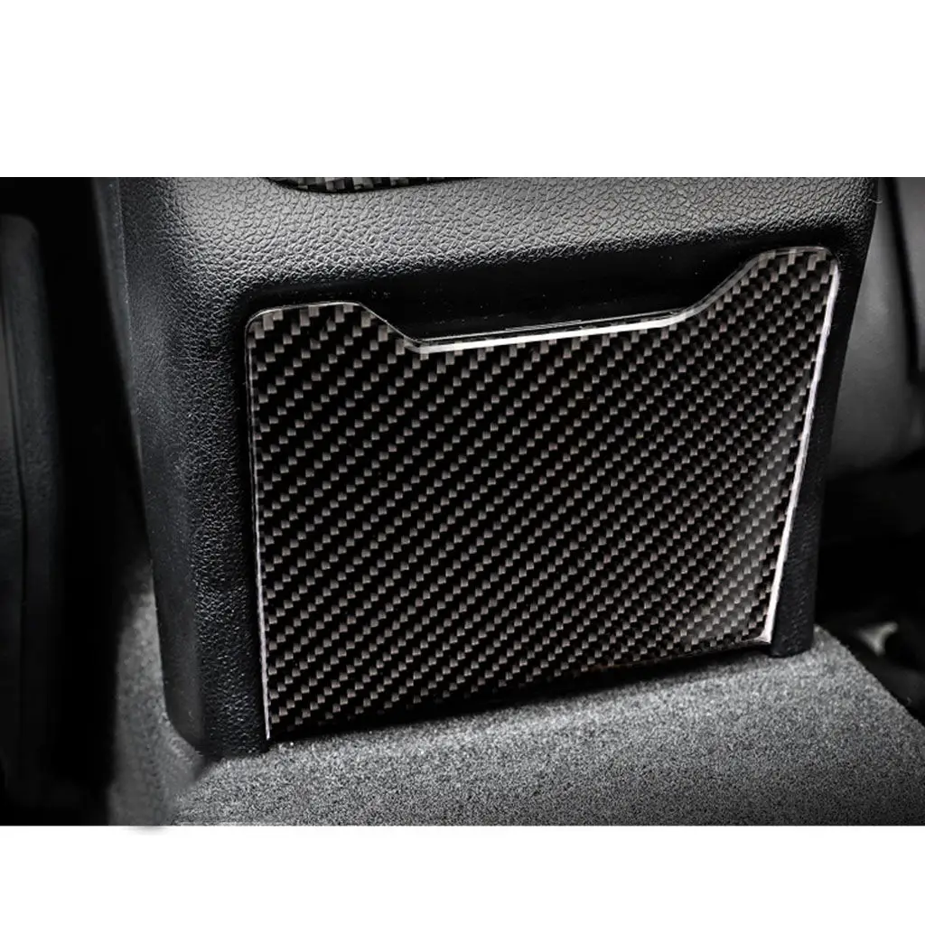 Rear Armrest Storage Box Panel Cover Trim Sticker for Mercedes W205