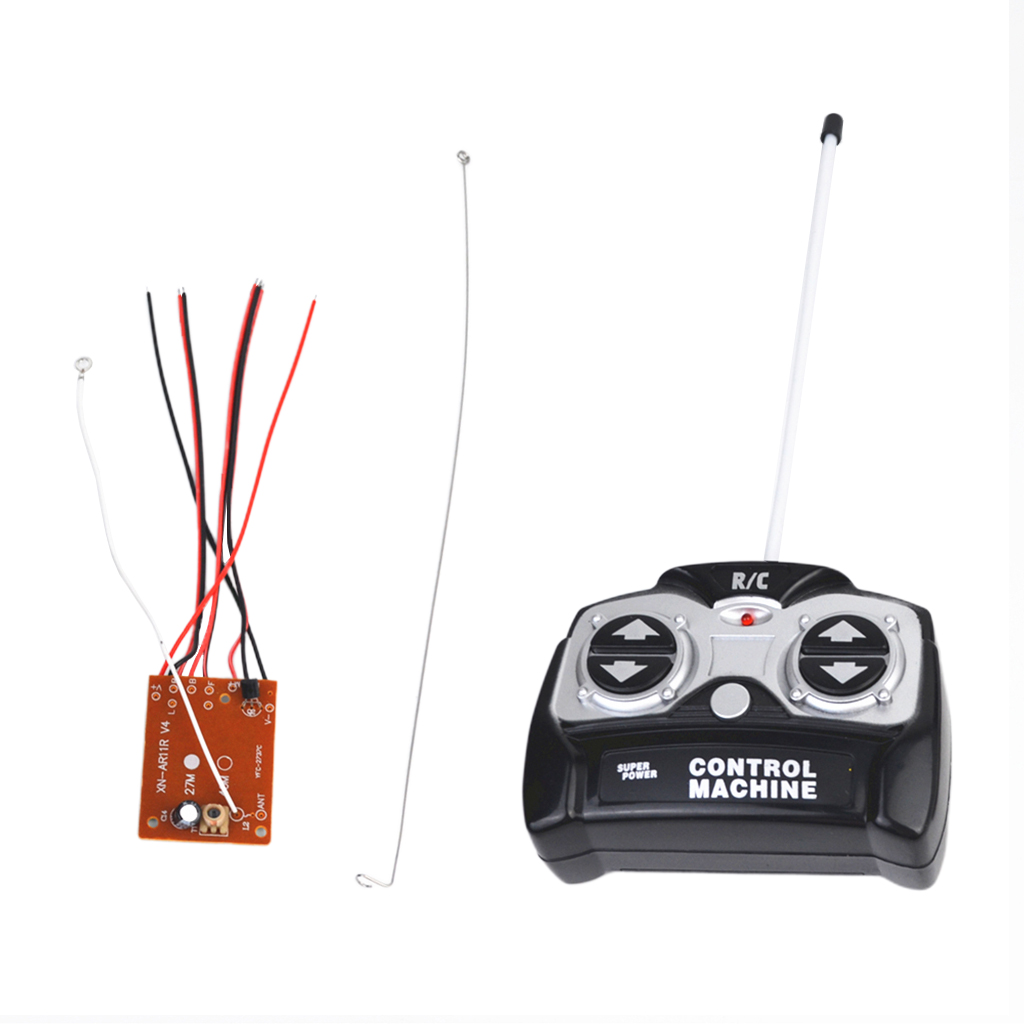27MHZ Remote Control Circuit Board and Transmitter Accessories DIY Car Vehicle