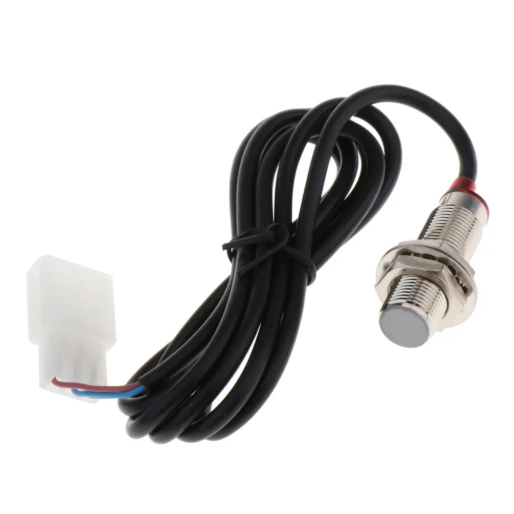  3 pins Digital Odometer Sensor Cable w/ Magnets for Motorcycle Speedometer