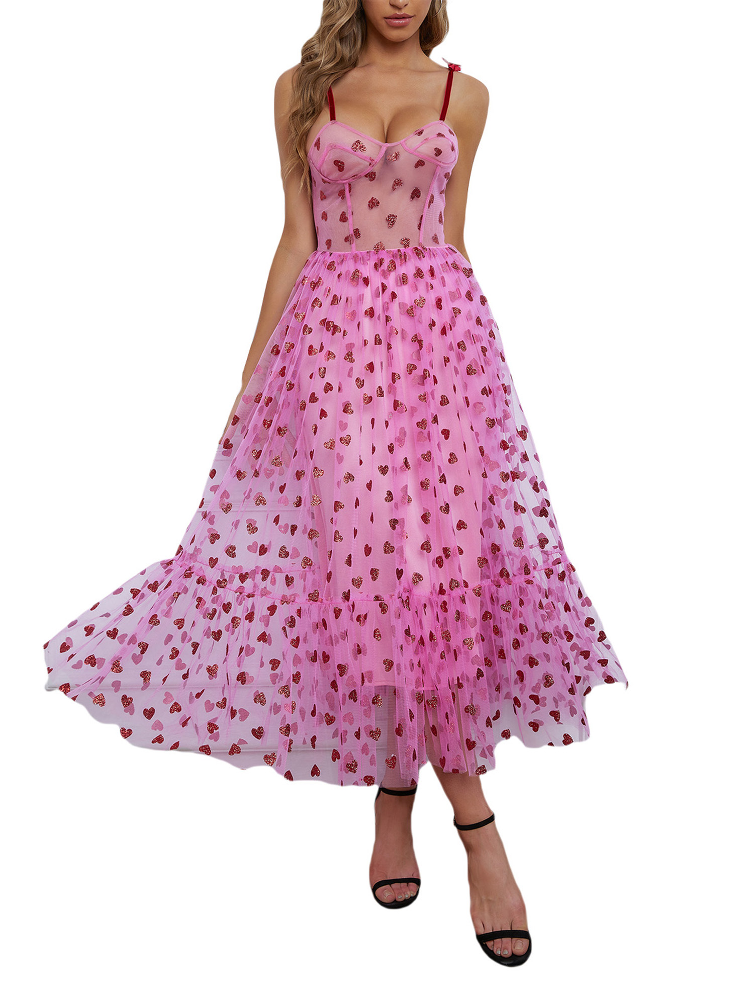 heart shaped top dress