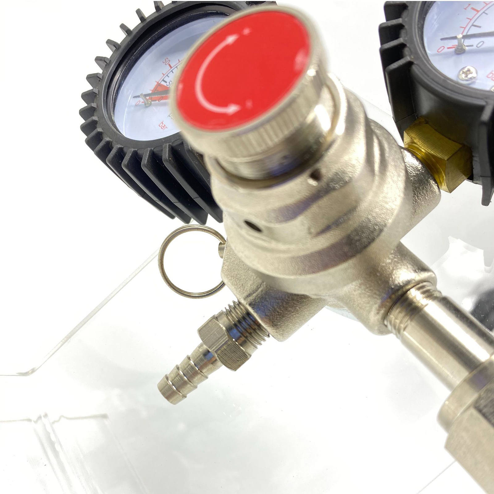 Adjustable Beer Keg CO2 Regulator Safety Pressure Relief Valve 3500 Psi Tank