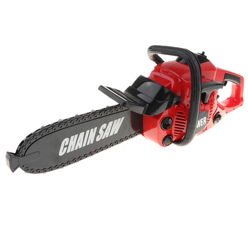 Construction Power Tools Safe-Play Toy Chainsaw with Realistic Details and Sound