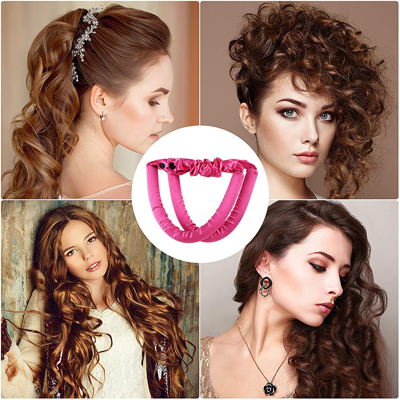 Cinta de rizo sin calor para cabello largo para mujer y niña, rizos  perezosos sin calor, tubo para rizar, bricolaje, espuma suave,  THRK889|Rulos| - AliExpress