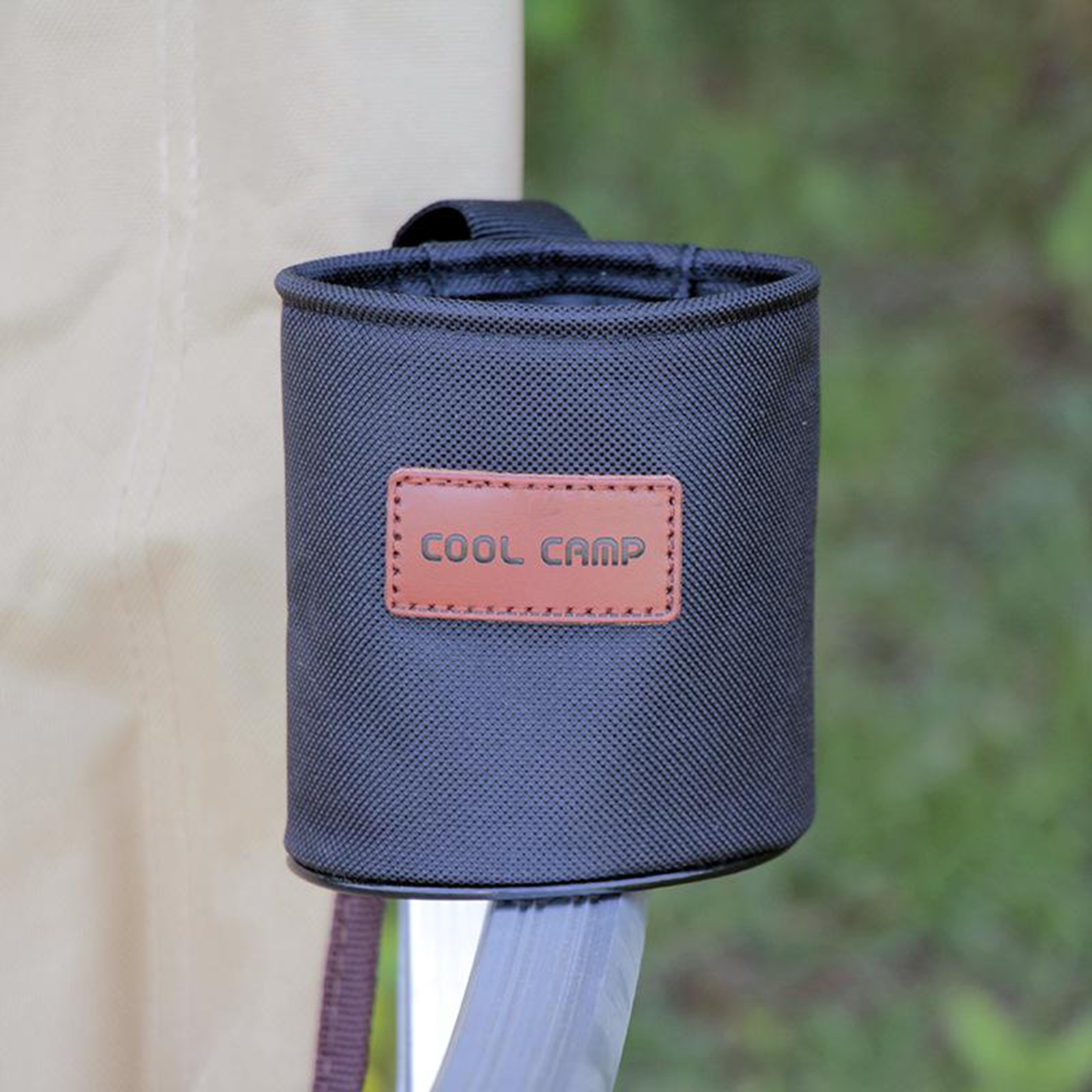 Outdoor Water Cup Holder Cover Water Bottle Mount Chair Side Storage Bag