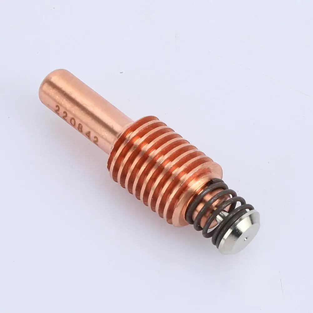 5Pcs 220842 Torch Electrode Wear-resistant Welding Torch Equipment Mini Plasma Electrode Consumable Kit for Cutting Carbon steel soldering paste