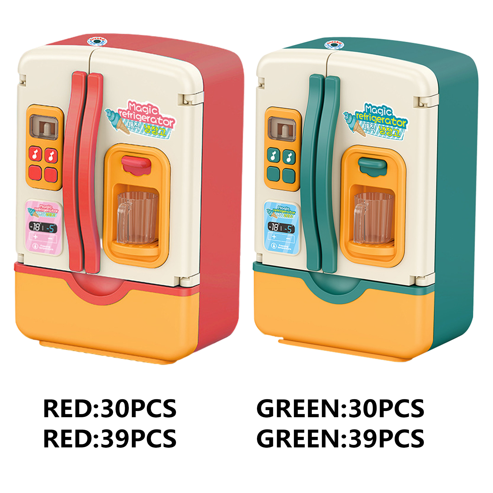 Children Creative Simulation Pretend Play Toy Kitchen Fridge Simulated Spray  Miniature Preschool Role Play Fun for Kids