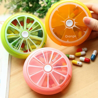 Best of Mini Pill Box Weekly Medicine Pill Box Rotating Pill Box Case Splitter Pill Organizer Portable Travel 7 Day Pill Container Case Reviews & Tips