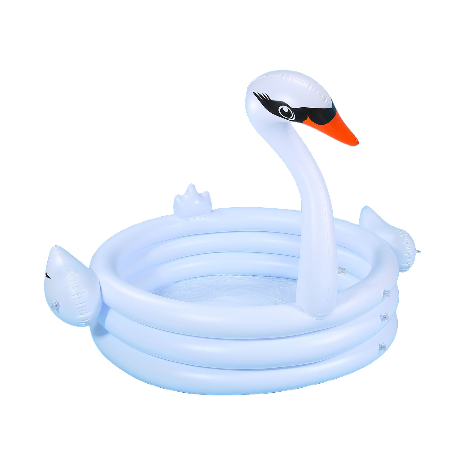PVC Inflatable Swimming Swan Floats Child Sport Holiday Swim Ring Play Toy