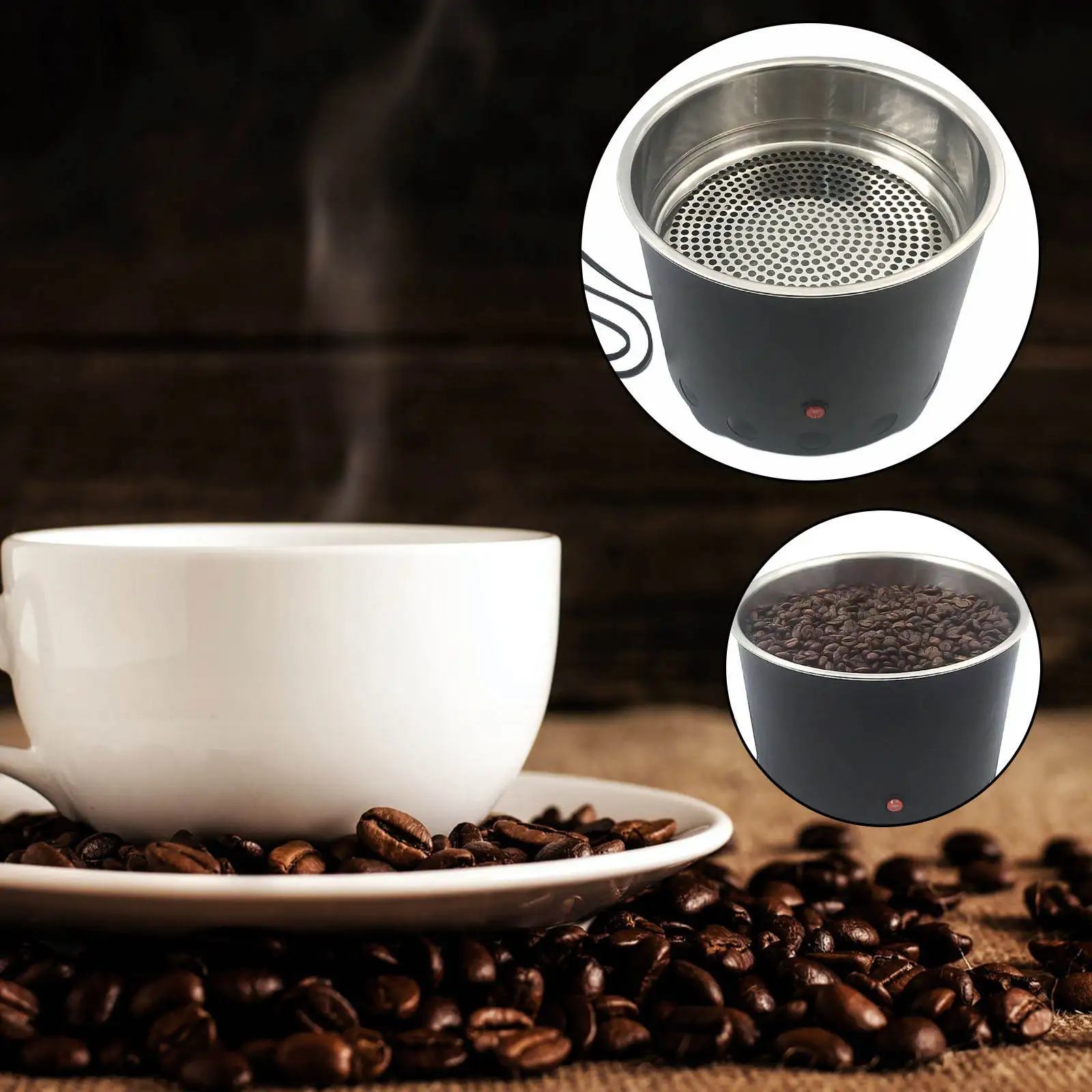 600g Electric Coffee Bean Cooler Small Home Coffee Roasting Radiator Coffee Bean Cooling Plate With Filter 110V