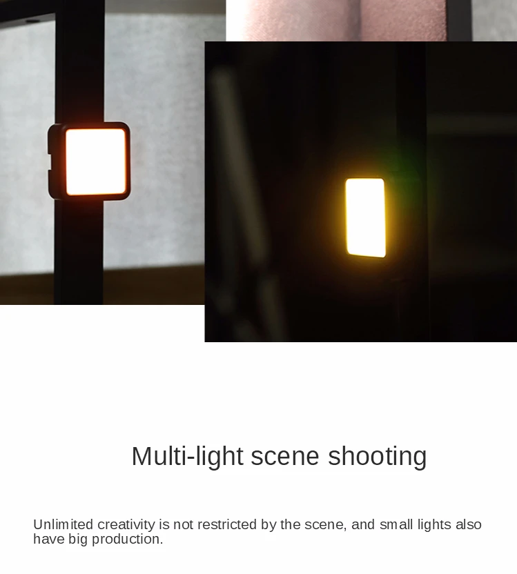 luz de fotografia, luz criativa portátil, lâmpada de suplemento