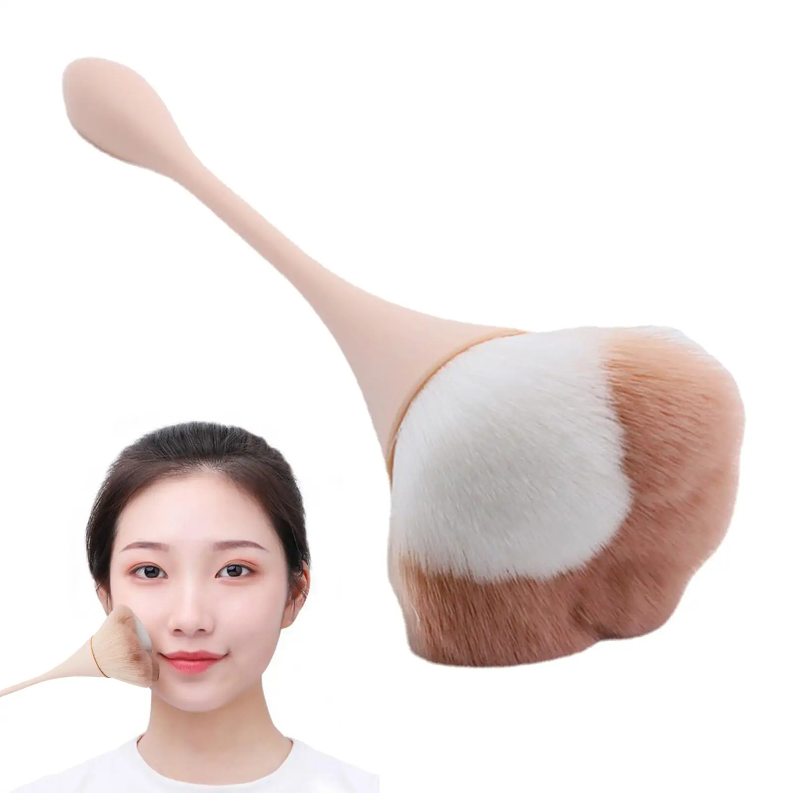 Cat Paw Cosmetic Brush Facial Mini Durable Cute Professional Multifunction fluffed Soft Travel for Beauty Salon Women Girls