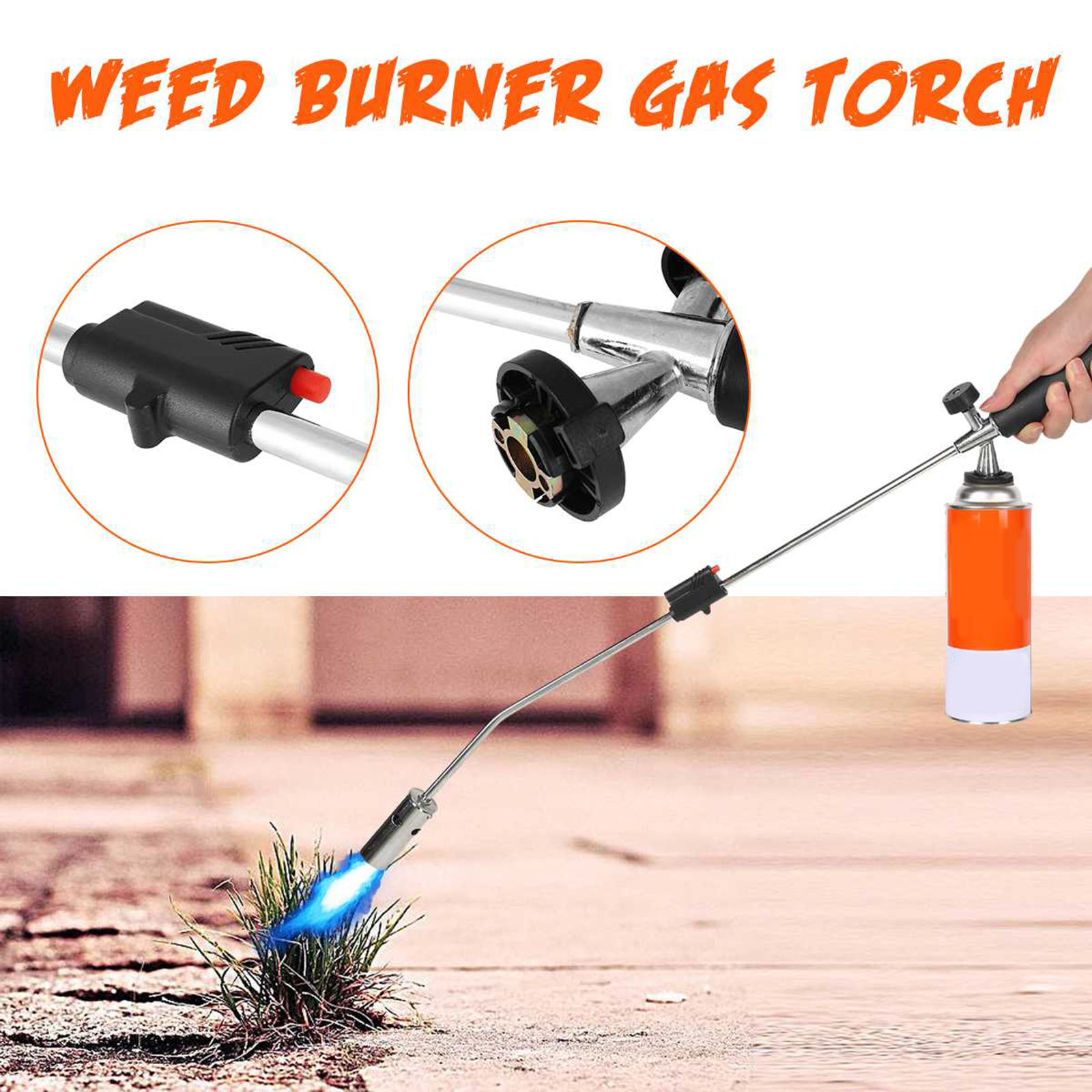 Outdoor Butane Weed Burner for Garden Outdoor Ice Snow Melter Roofing Roads
