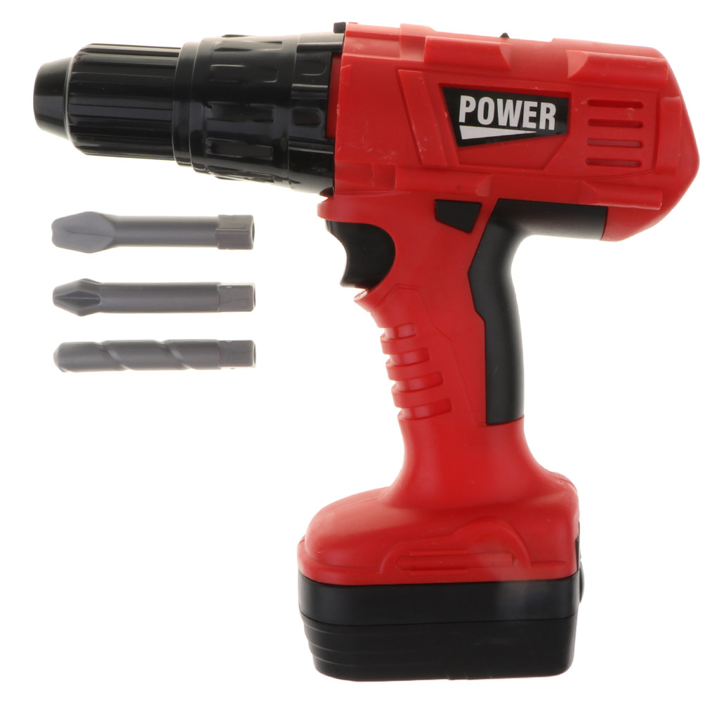 Power Tool Kids Pretend Play Realistic Looking & Working Electroni Drill Toy