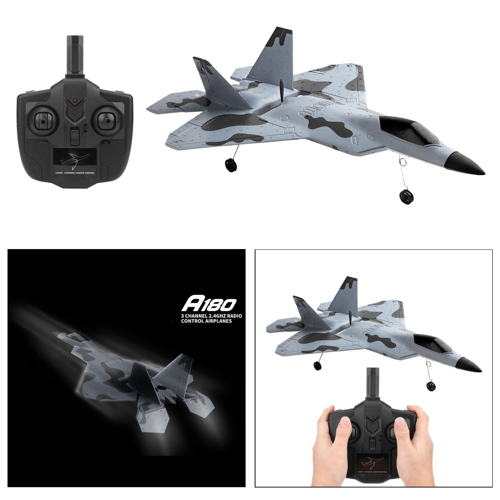 Wltoys XK A180 F22 Aircraft Model Brushless Motor Glider 3D/6G RC Airplane Plane Fighter 2.4Ghz 3-CH RTF EPP Material Toys