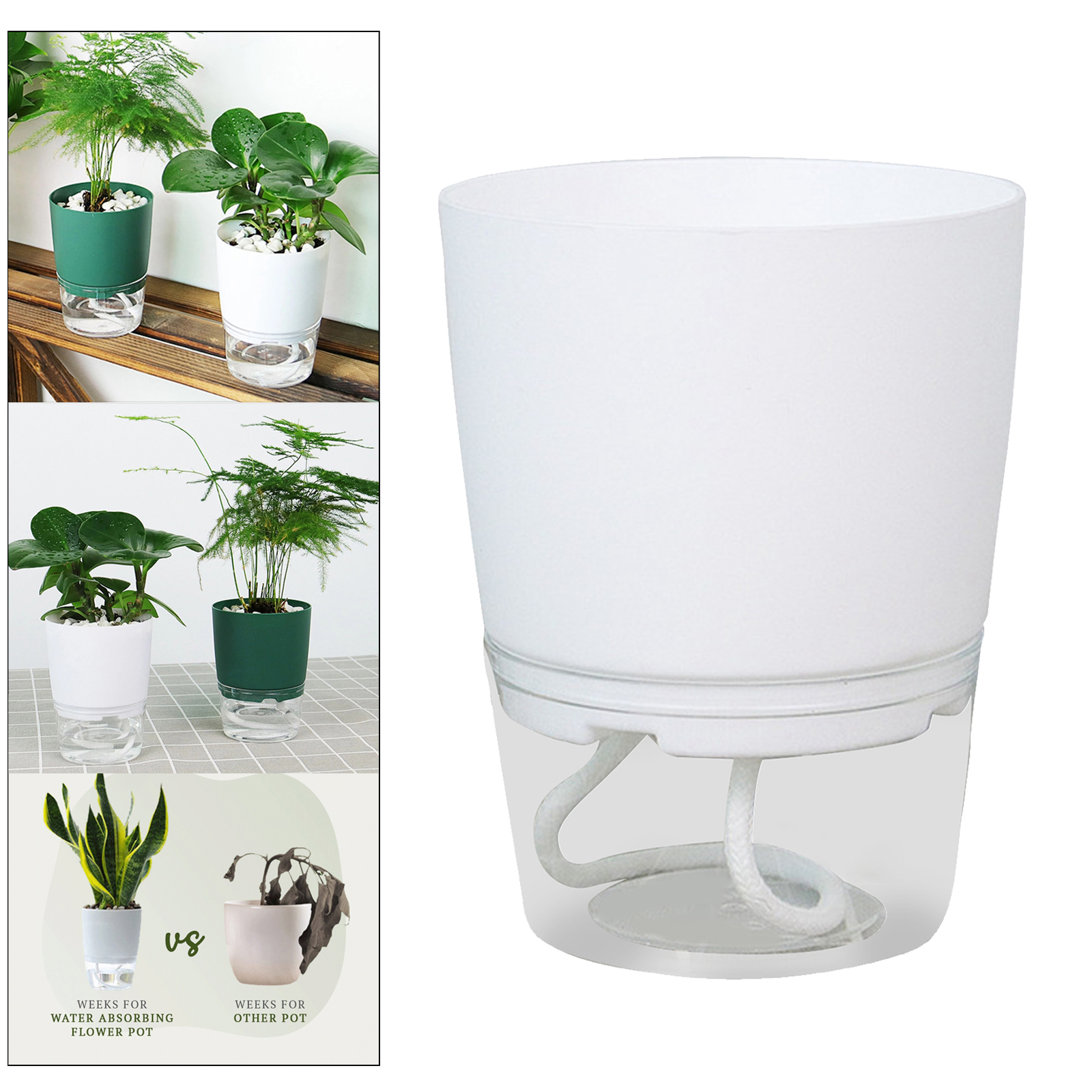 Water Absorbing Plant Pot Self Watering Flower Pot African Violet Pots