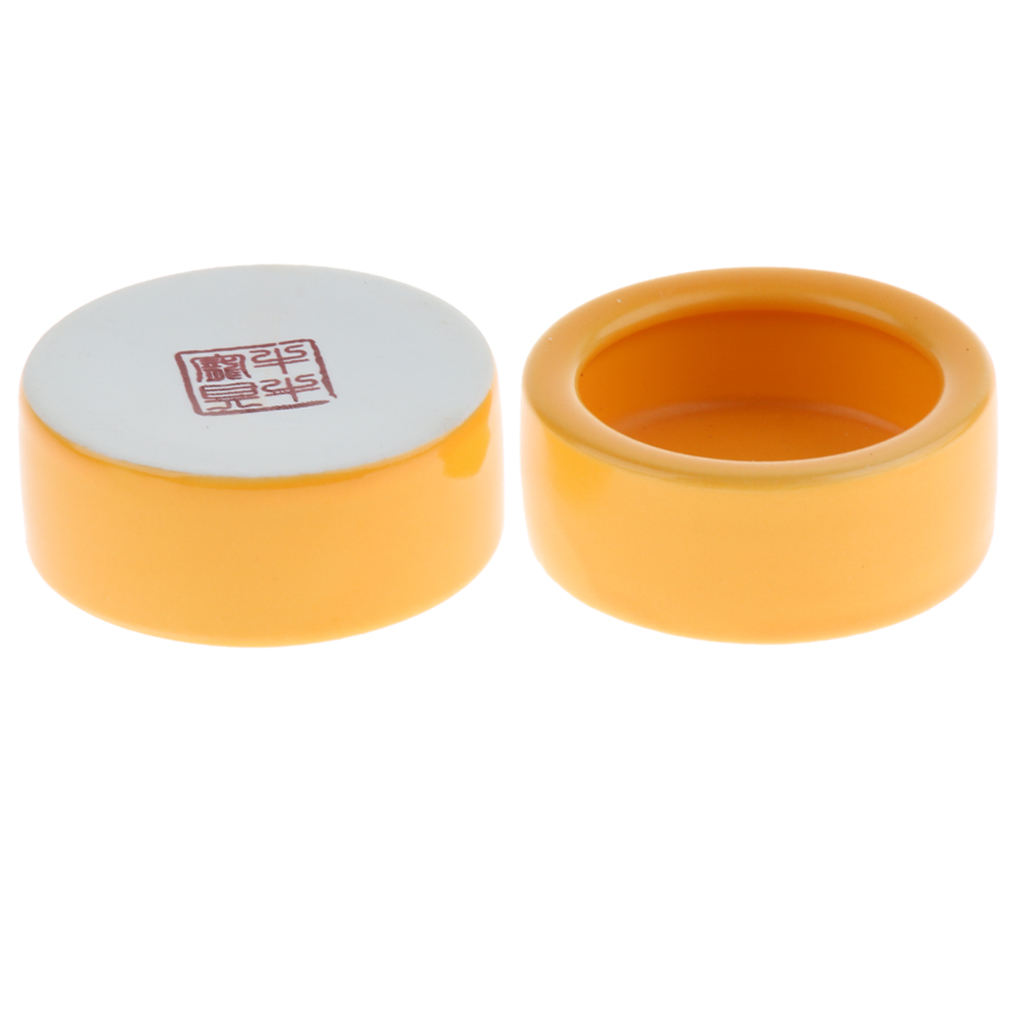 2xSmooth Ceramic Feeder Water Food Worm Bowl Dish For Reptile Lizard Gecko Snake
