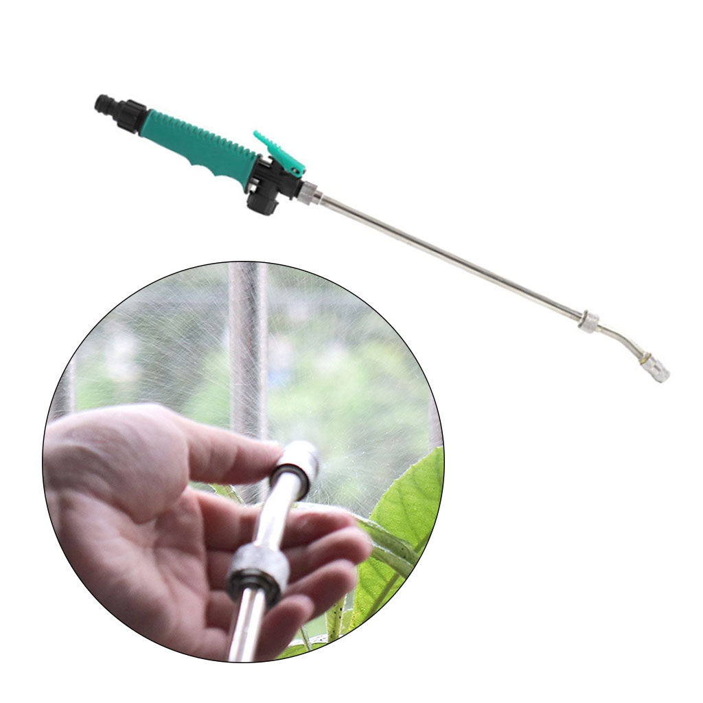 High Pressure Garden Hose Water Sprayer Wand Water Spray Nozzle Sprayer with Pivoting Head for Watering Flowers Car Washing