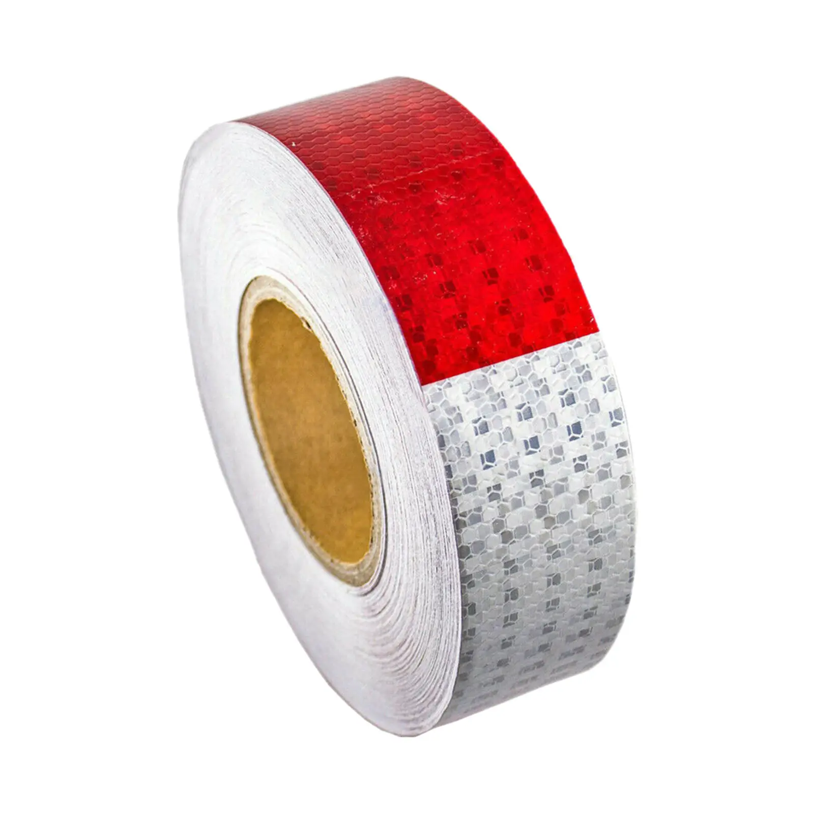 High-Intensity Reflective Red and White Self-Adhesive Conspicuity Tape 2 Inch by 150 Foot Roll