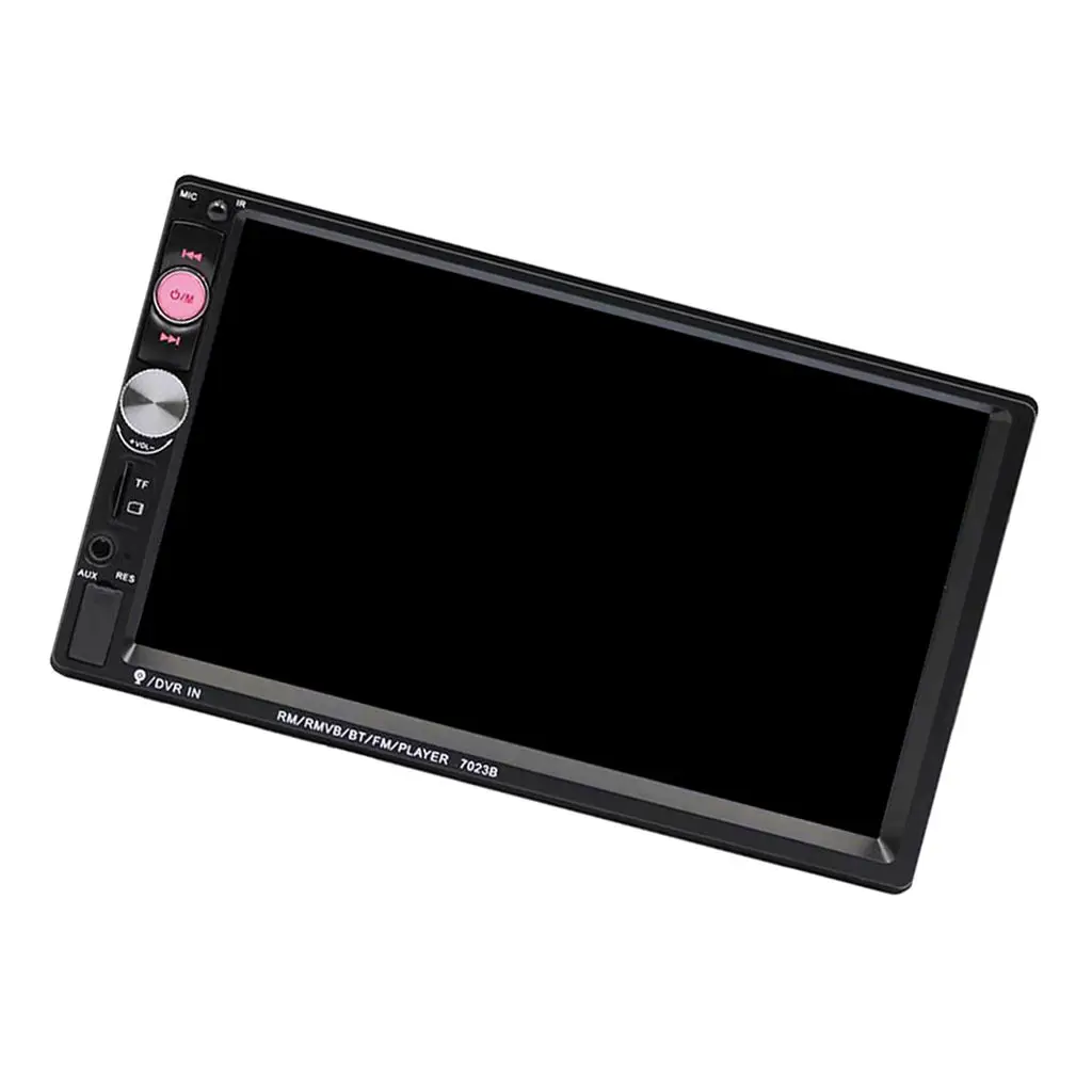 Car Audio Double Din, Touchscreen, Bluetooth, DVD/CD/MP3/USB/SD AM/FM Car Stereo, 7 Inch Digital LCD Monitor, Wireless Remote
