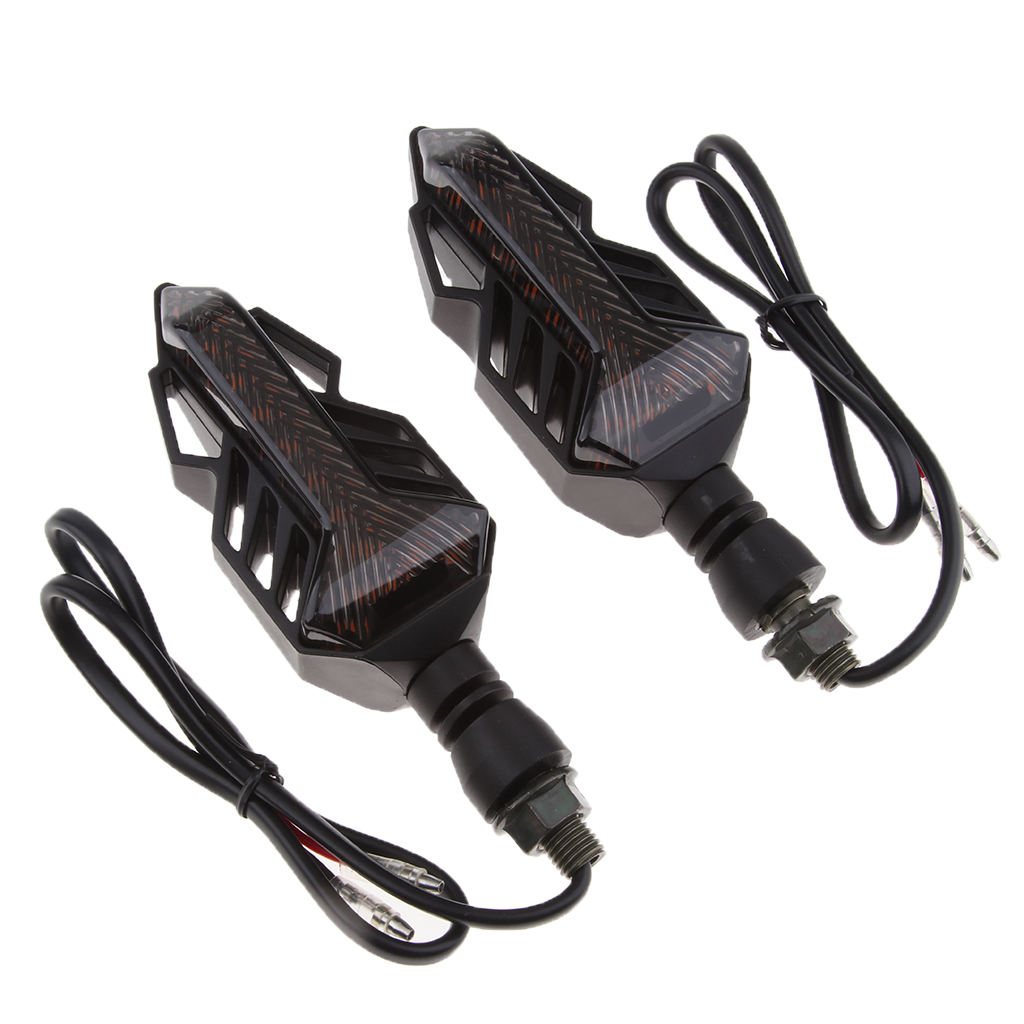 2x 12V Integrated LED Brake Light & Turn Signals Indicator Light Blinker Lamp for Motorcycles Dirt Pit Bike