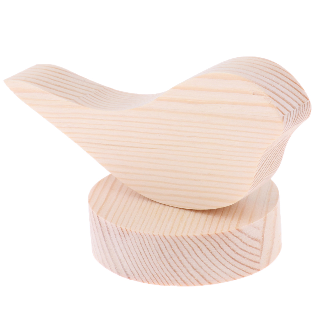 Bird Shaped Wood Sunglasses Eyeglass Rack Display Stand Holder Organizer Home Office Decor