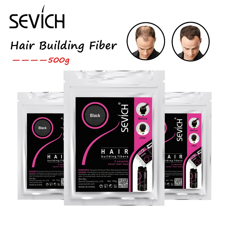 Best of Sevich 500g Hair Building Fiber 10 Color Keratin Powders Fibers Hair Regrowth Fiber Hair Refill Instant Salon Hair Treatment Reviews & Tips