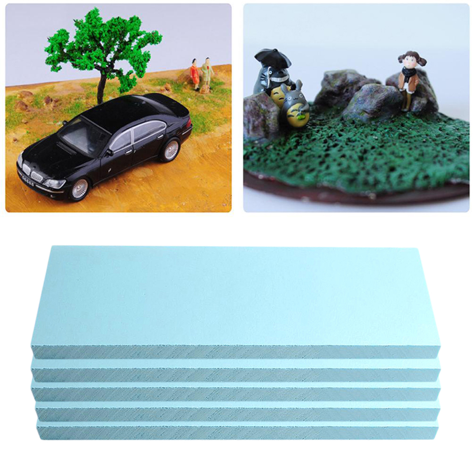 Foam Slab Board 295x100x30mm Crafts Model Material Building Scenic Kit