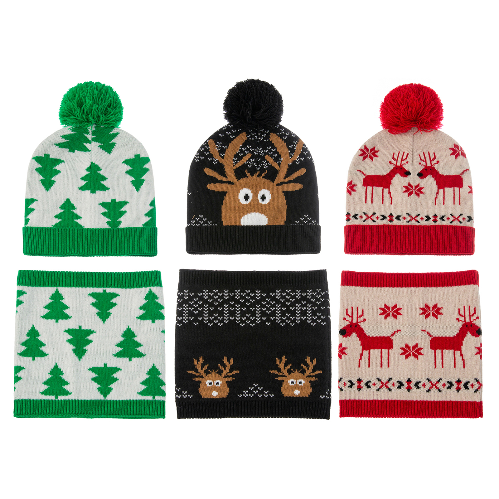 christmas themed winter hats