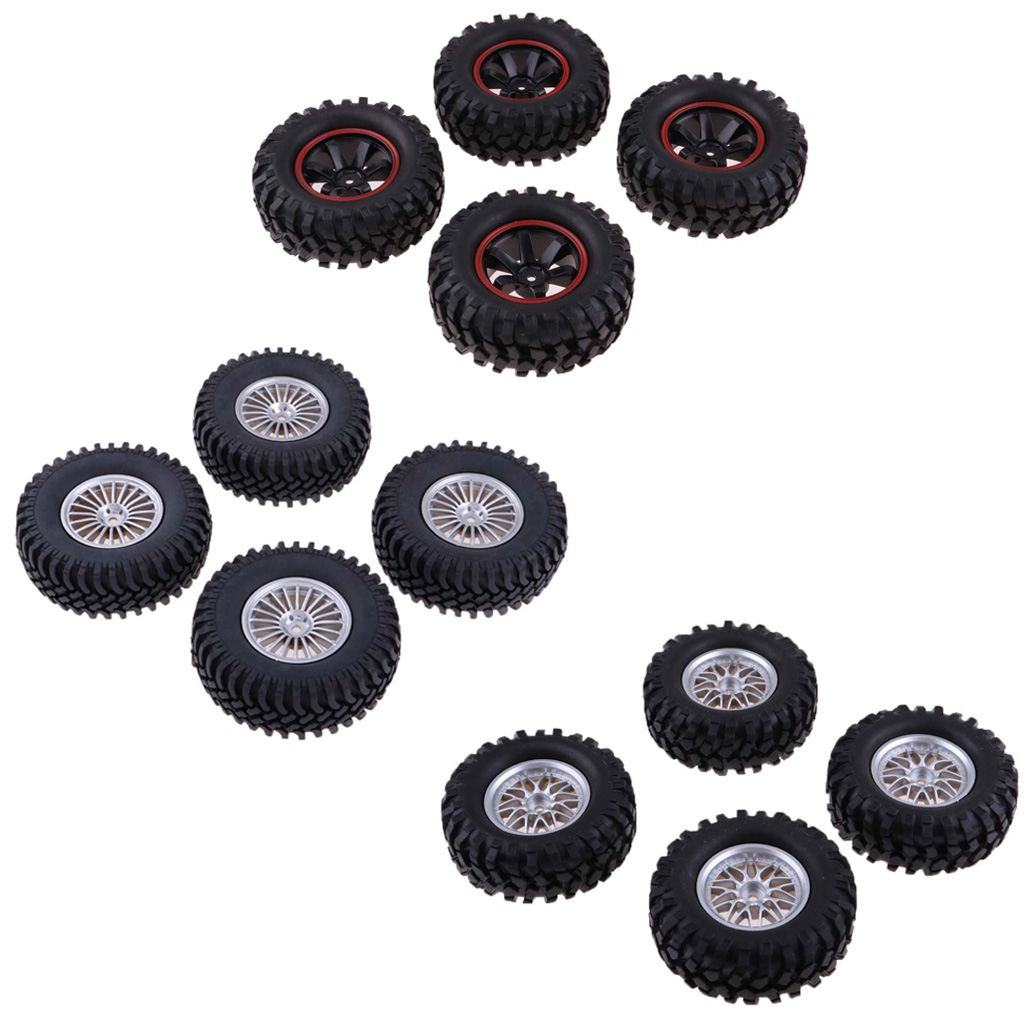 1/10 RC Crawler Truck Replacement Rubber Tyres Tires for HSP  D90 CC01