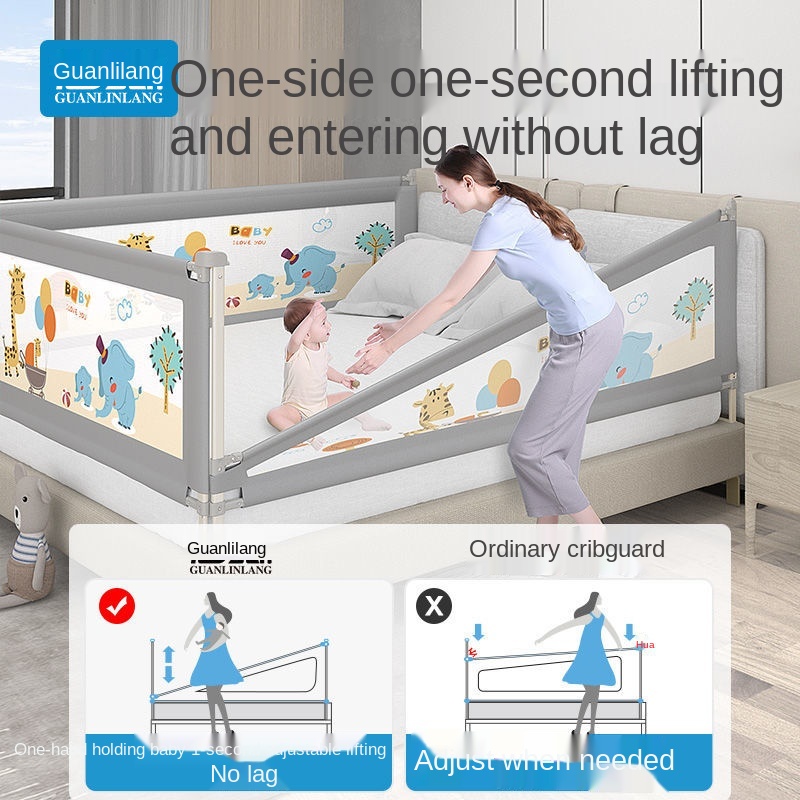Barriere De Lit Anti Chute Pour Bebes Et Enfants Protection Contre Les Chutes Deflecteur Bord De Lit Grille De Protection D Un Cote Aliexpress