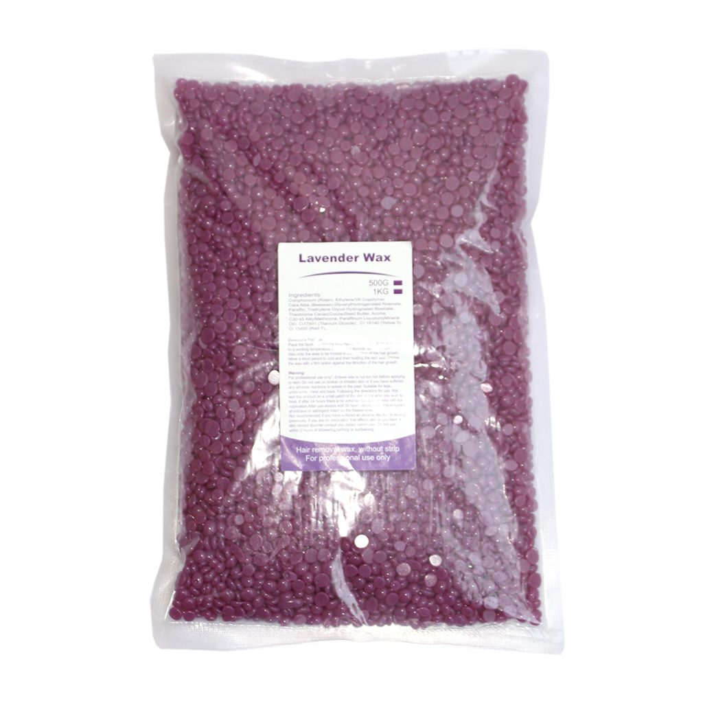 500g, Hard Wax Beans, Bikini Pearl Hot Waxing Beads Facial Hair Removal