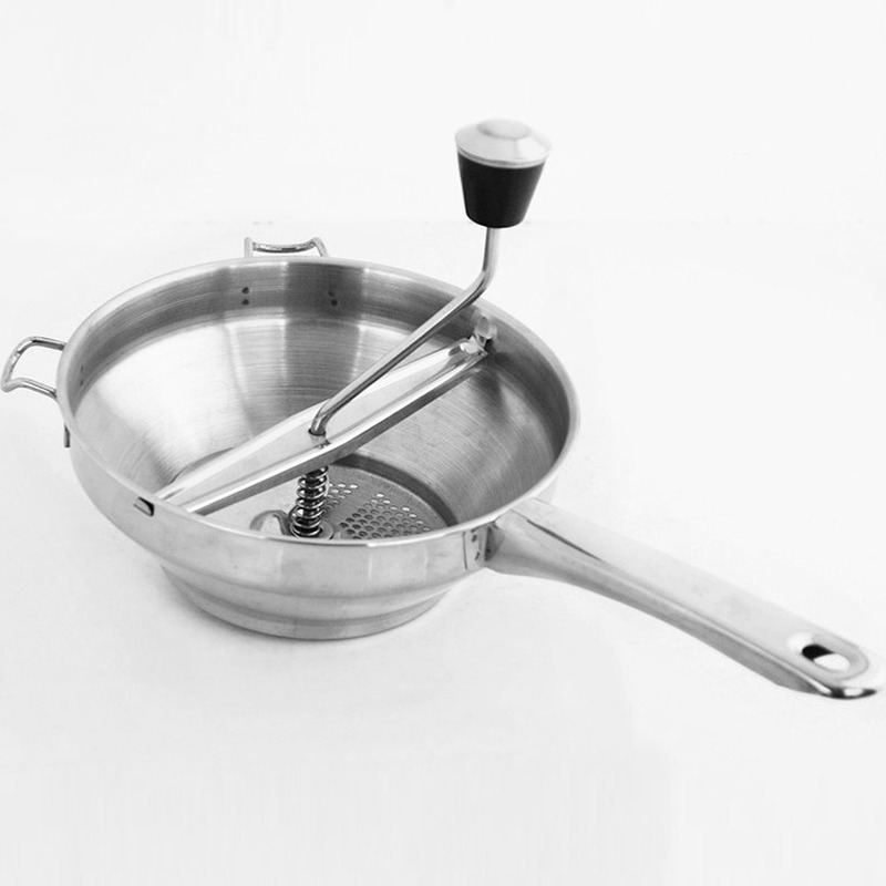 Edelstahl Kartoffelstampfer Gemüse Obst Püree Pressen Werkzeug Kürbis Mühle Manuelle Lebensmittel Maischen Küche Zubehör – Detail 2