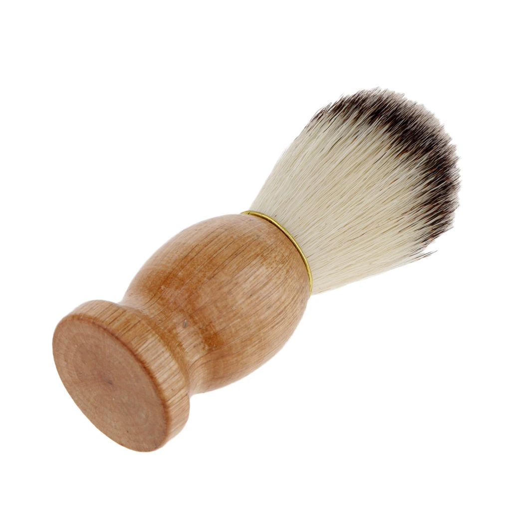 Wooden Handle  Shaving Brush for Men Hair Beard Cut Dust Cleansing