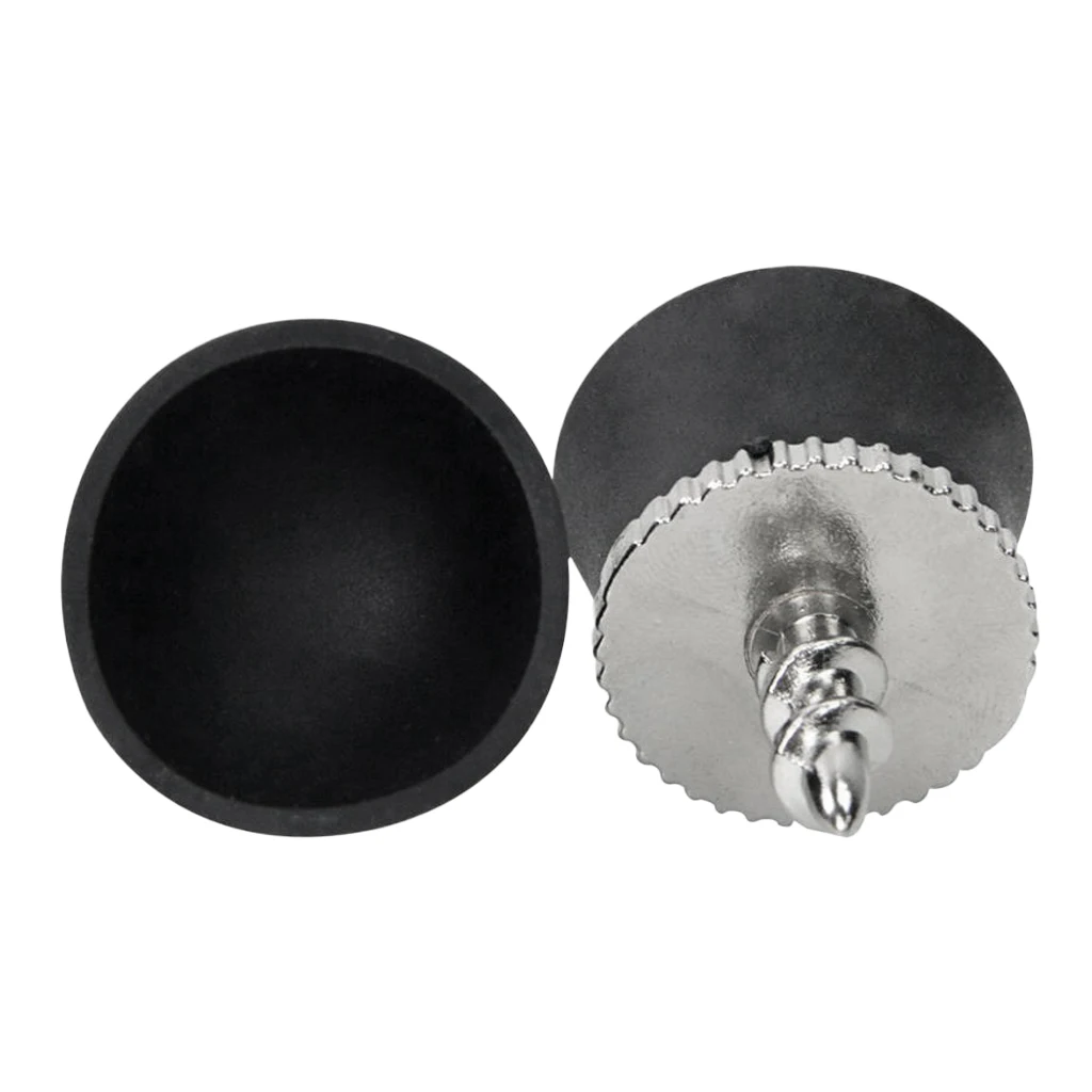 Durable Golf Ball Pick-Up Sucking Cup Tool - Black Rubber Retriever Suction Cup
