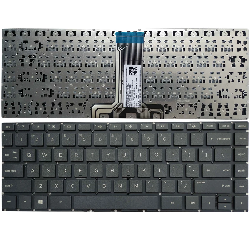 Keyboards4Laptops German Layout Black Windows 8 Laptop Keyboard Compatible with HP Pavilion 14-ab173TX HP Pavilion 14-ab174TX HP Pavilion 14-ab175TX HP Pavilion 14-ab176TX HP Pavilion 14-ab177TX