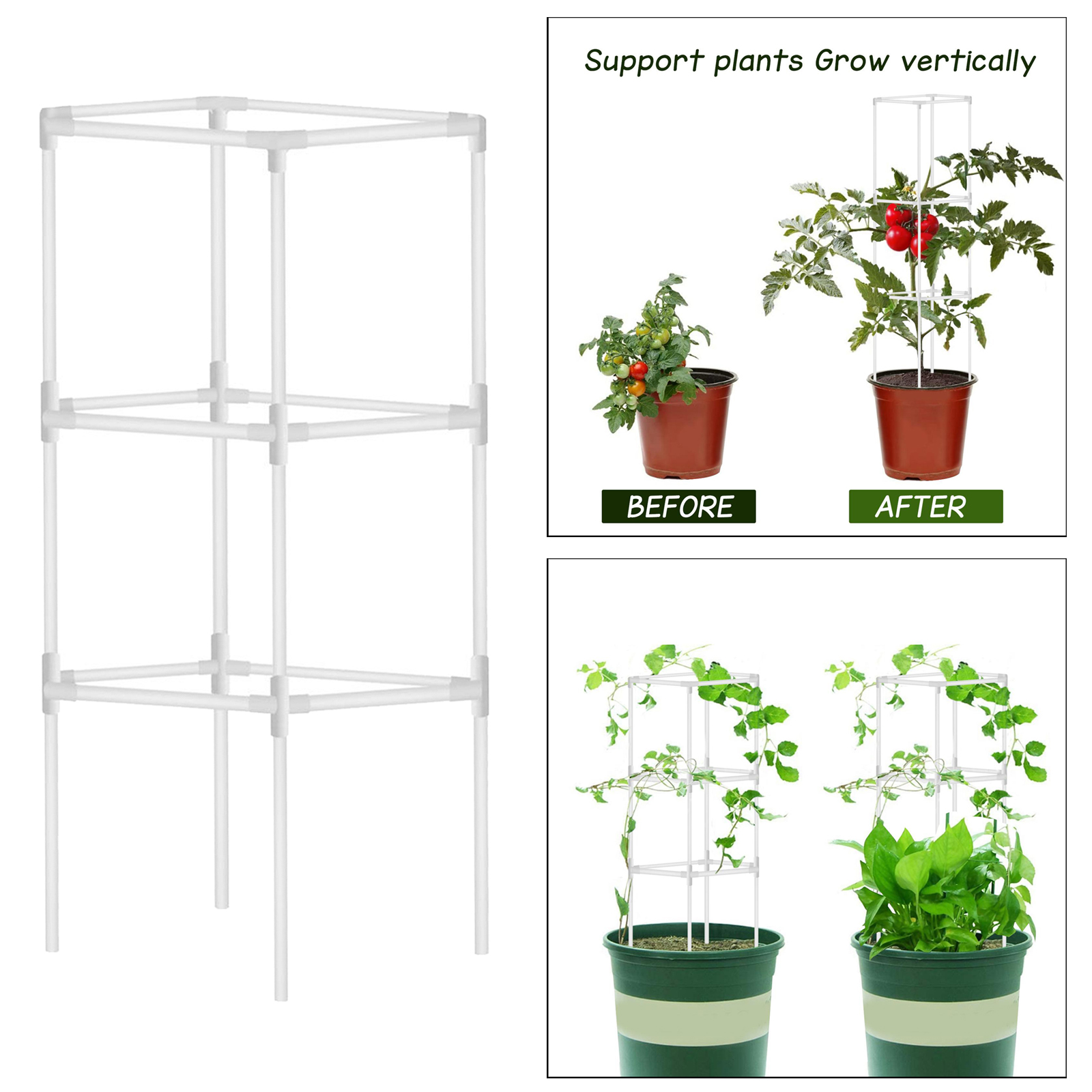 Plastic Climbing Trellis Plant Tomatoes Vine Leaf Support Climbing Trellises