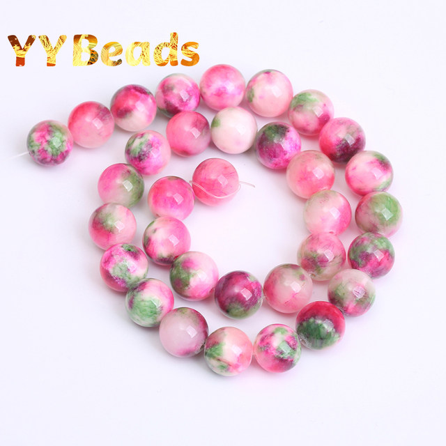 Sale 8 Inches Pink Chalcedony Carved Flower Beads Natural Gemstone Carving Center Drill Beads Line | 14x14x4 mm | Wholesale Pink Chalcedony Beads