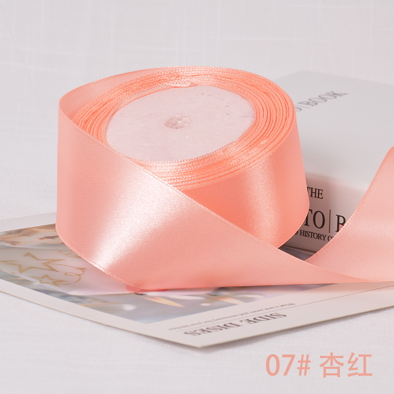 Description Picture 5 of item6-10-12-15-20-25-40mm Satin Ribbons for Wedding Birthday Party Gift Wrapping Tape Christmas Halloween DIY Crafts Handmade Ribbon