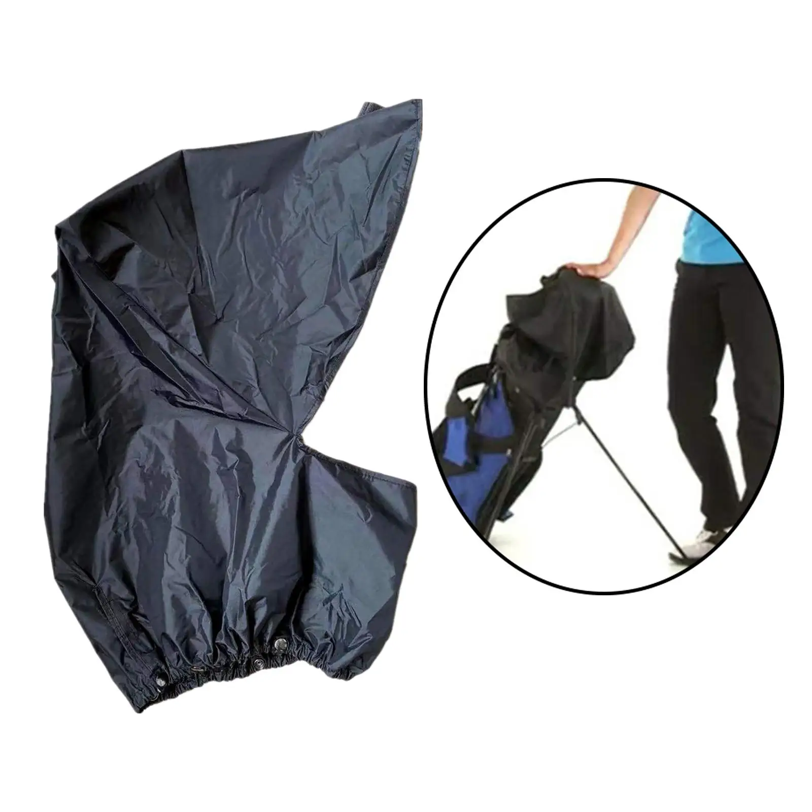 Golf Travel Cover Hood Lightweight Black Protector for Golf Bags Tourbags Golf Club Women