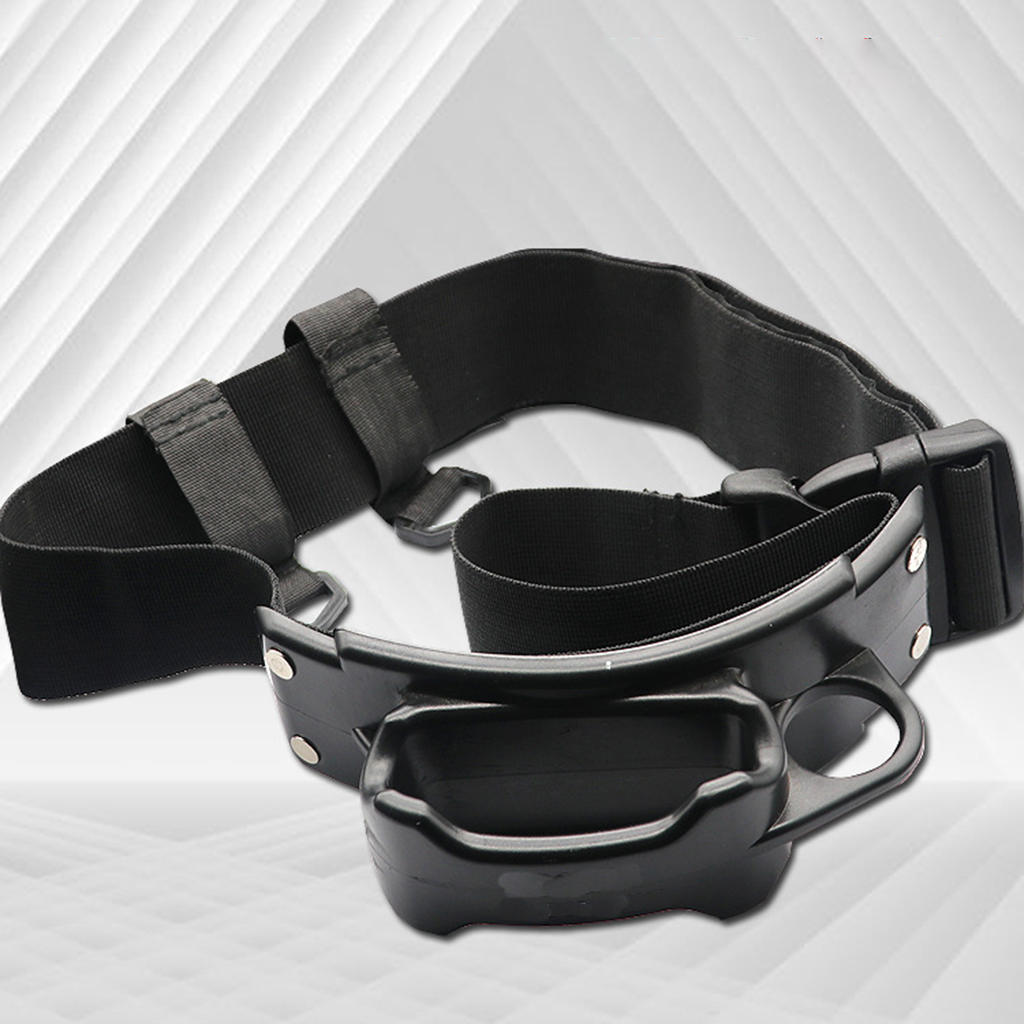 Support Harness Equipment Black Waist Pole Holder Equipment with Hook for Father Outdoor Lure Fishing Men