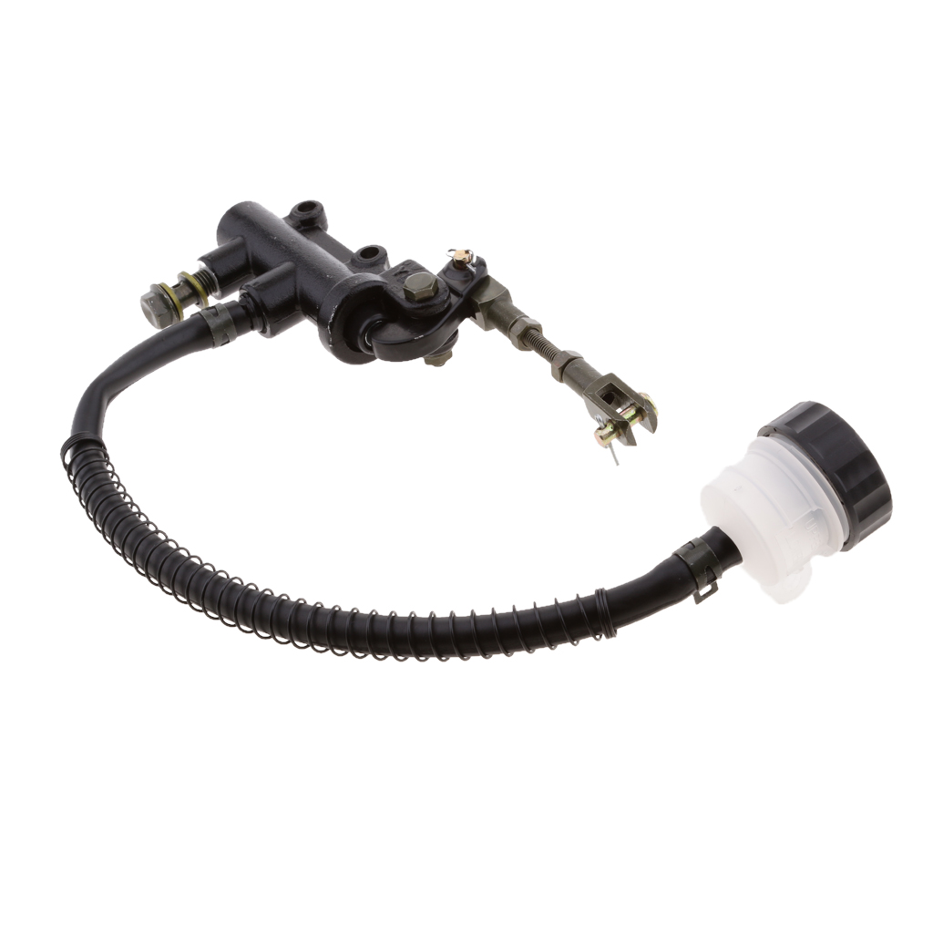 Motorcycle Rear Brake Master Cylinder with Reservoir for 50cc 70cc 90cc 110cc