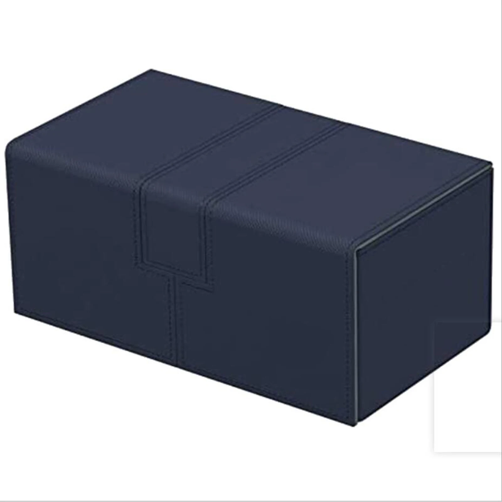 PU Leather Collection Trading Gaming Card Boxes 3 Slot Organizer Dice Holder for Baseball Game Cards Sport Cards