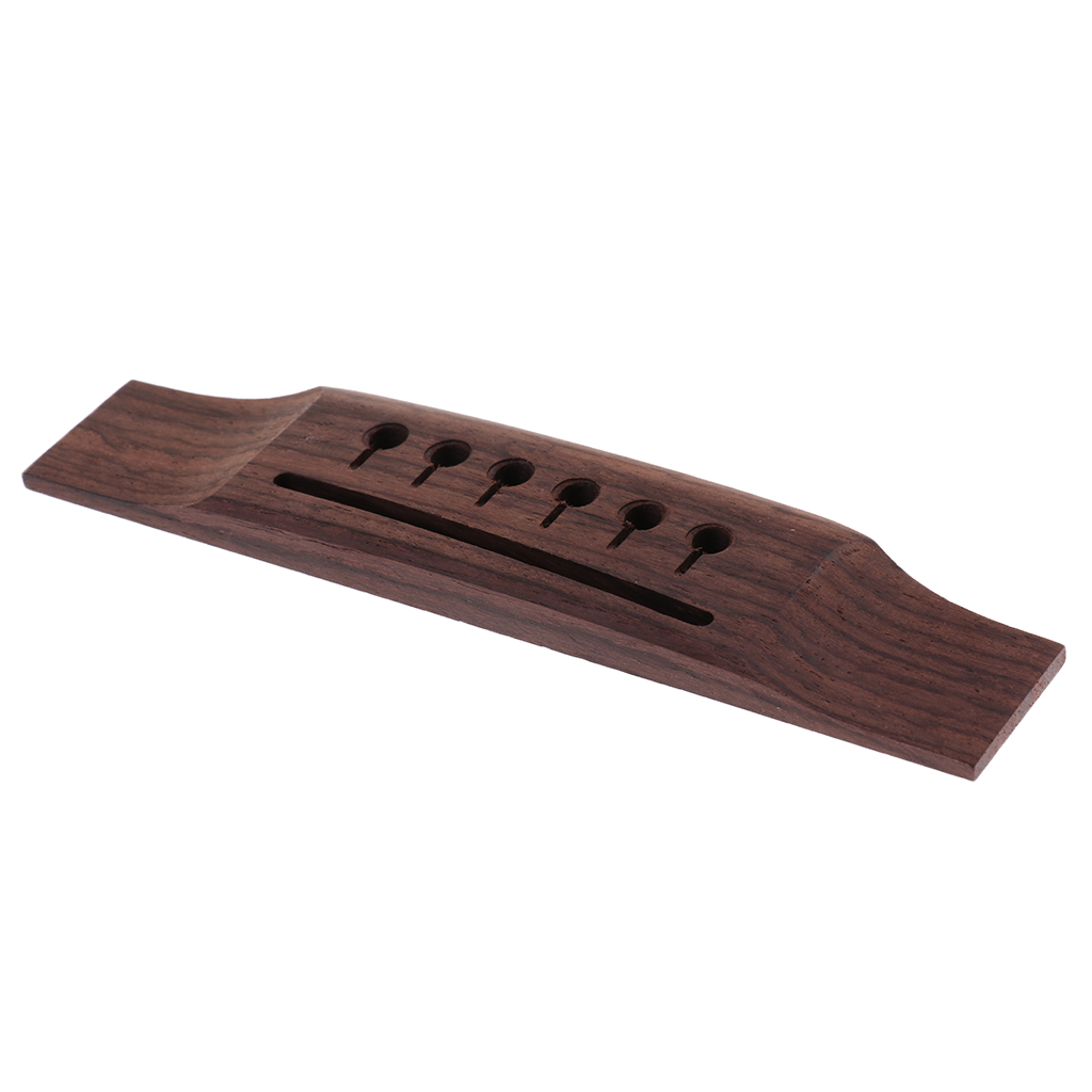 Rosewood Practical Guitar Bridge Brown for Left-Handed 6 String Acoustic Guitar Accessories