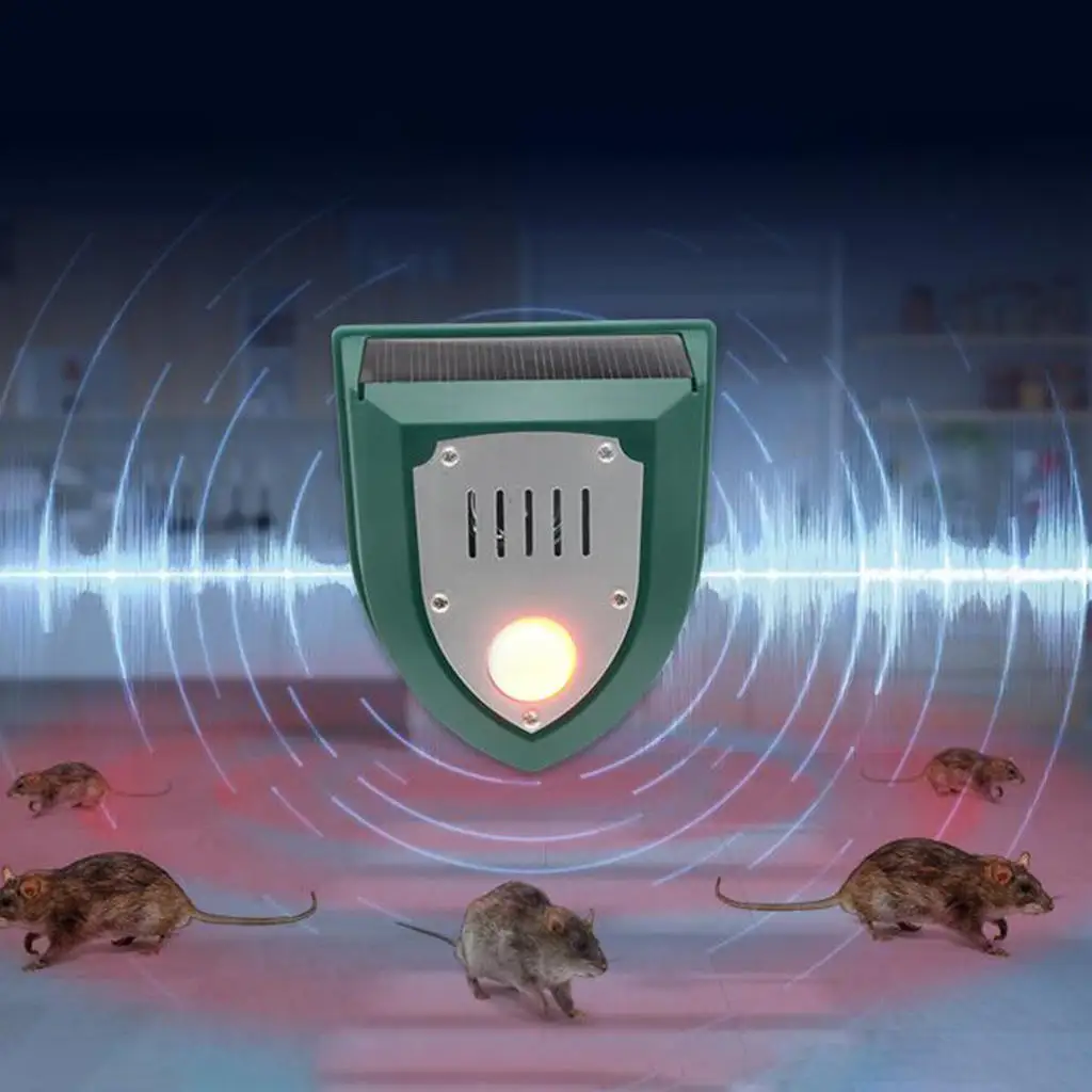 Warning Animal Repeller-- Anti-Theft Alert Alarm W/ LED Infrared Burglar Alarm Dispeller, Scarer, for Barn Yard Garden Deer Bat