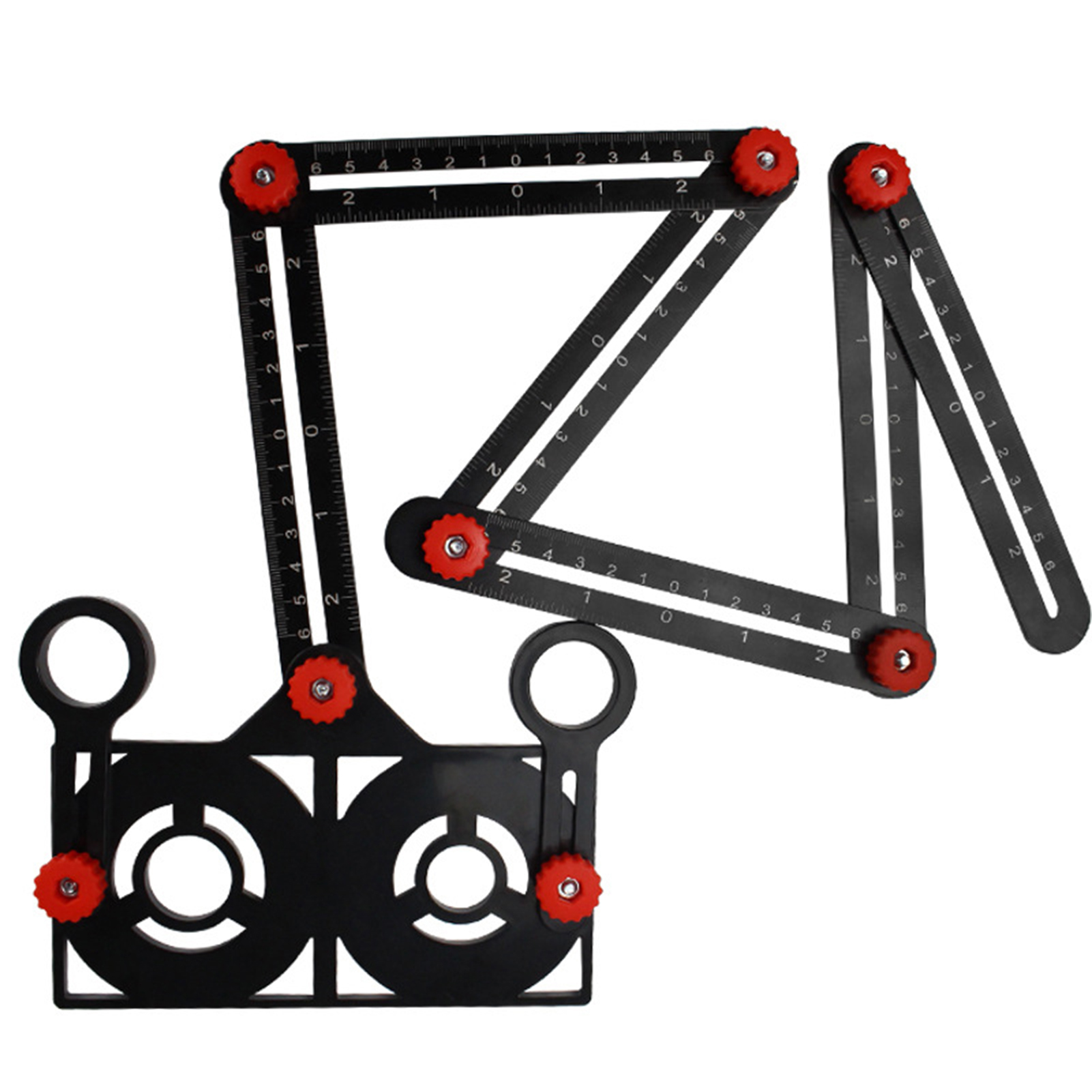 穴ロケーター多機能ユニバーサル方向穴ロケーターセラミックタイル WRISnyRALt, DIY、工具 - fazendasoulleve.com.br