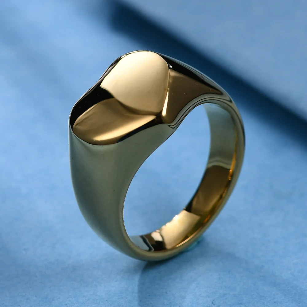 Duoying anel personalizado, anel em formato de